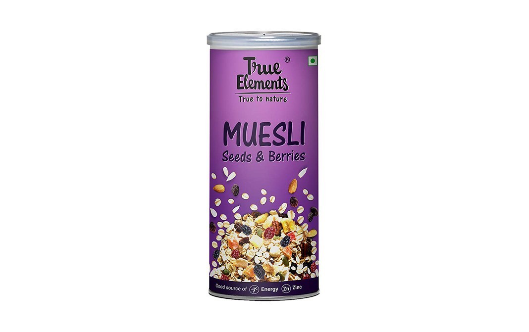 True Elements Muesli Seeds & Berries    Jar  400 grams